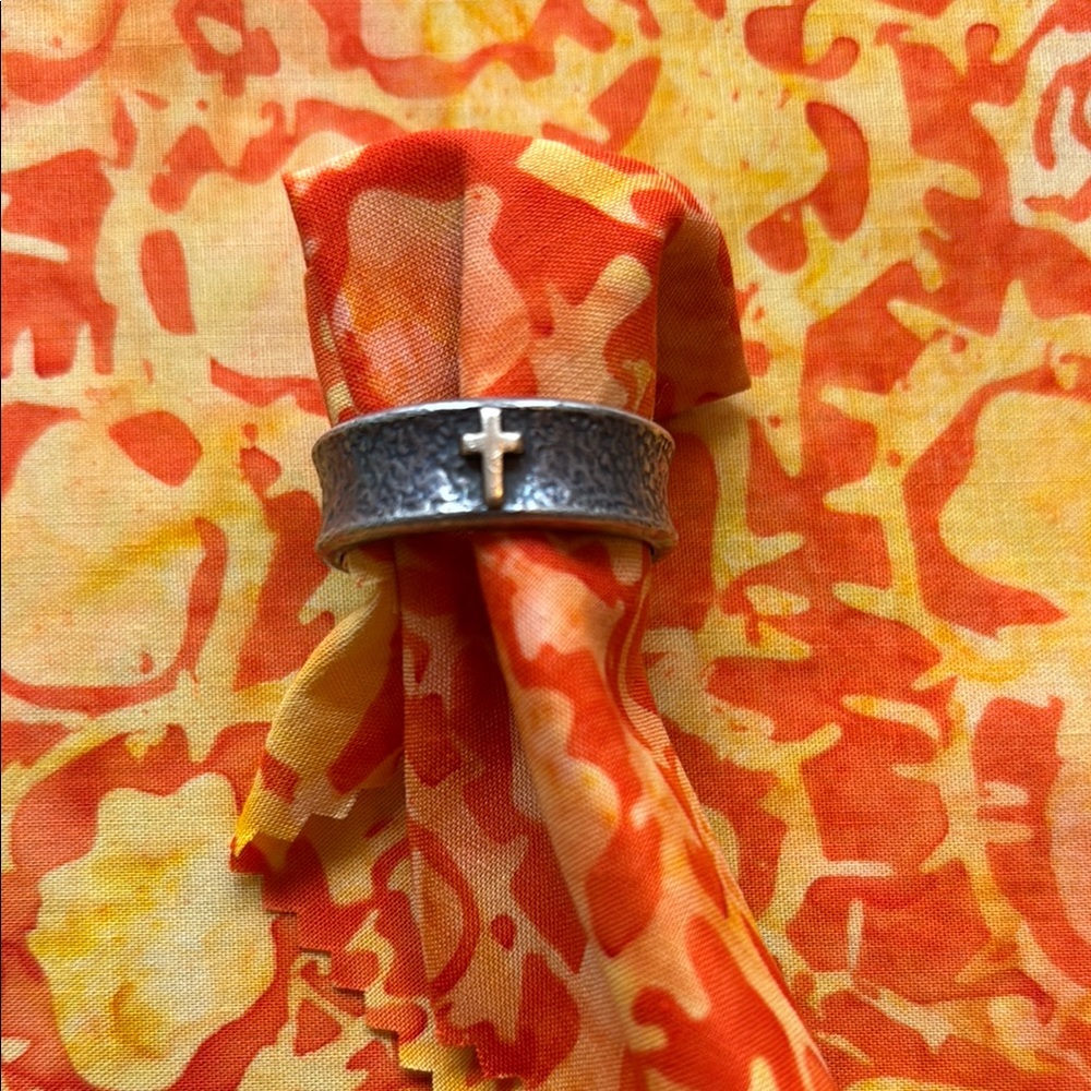 Silver James Avery Cross Ring